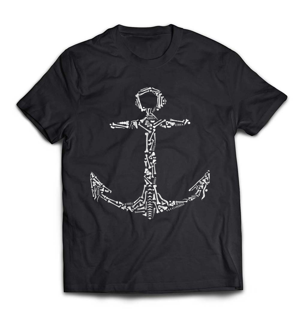 Pirate Anchor Skulls & Bones Nautical T-Shirt: Embrace Your Adventurous Spirit